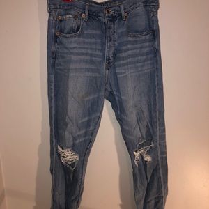 Light wash A&E jeans